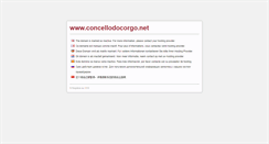 Desktop Screenshot of concellodocorgo.net